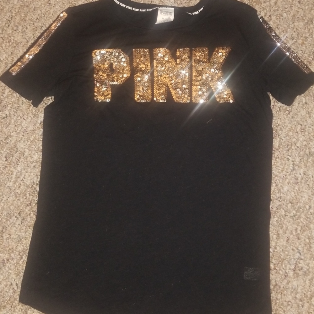 *SOLD!!*NWOT PINK bling tee